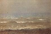 Levitan, Isaak Bank of the means sea china oil painting artist